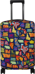 Explore Land Travel Luggage Cover Suitcase Protector Fits 27-30 Inch Case by ExploreLand