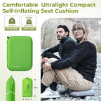 ATEPA Inflatable Stadium Seat Cushion, Self-Inflating Memory Foam Stadium Seats - Image 2