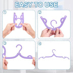 10 Pcs Travel Hangers Cruise Ship Essentials Accessories Portable Folding - Image 6