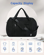 Narwey Carry on Bag 22x14x9 Airlines Approved, Carry on Duffle Bag - Image 7