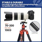 Fotopro Carbon Fiber Tripod for Camera 2lbs Ultralight 62 Inch Travel Camera - Image 5