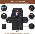 Garment Bag for Travel, Convertible Carry on Garment Duffel Bag for Men 3Pcs - Image 3
