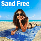 Microfiber Lightweight Beach Towel Sand Free Quick Dry Absorbent Thin Compact - Image 4