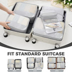 BAGAIL 9 Set Packing Cubes Luggage Packing Organizers - Image 7