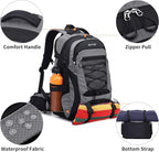 BOVIP 40L Hiking Backpack Waterproof Lightweight Daypack Travel Sports Camping - Image 4