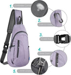 TITECOUGO Small Sling Bag, Lightweight Crossbody Backpack - Image 5