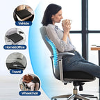 Seat Cushion for Tailbone Pain Relief, Office Chair Cushion, Memory Foam Large - Image 4
