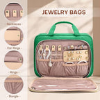 Toiletry Bag for Women with Jewelry Organizer Compartment, Travel Makeup - Image 3
