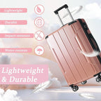 Merax 28 Inch Expandable Checked Luggage, Hardshell ABS Large Suitcase - Image 6
