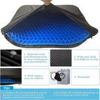 Gel Seat Cushion for Long Sitting Pressure Relief for Back, Tailbone Pain – - Image 4