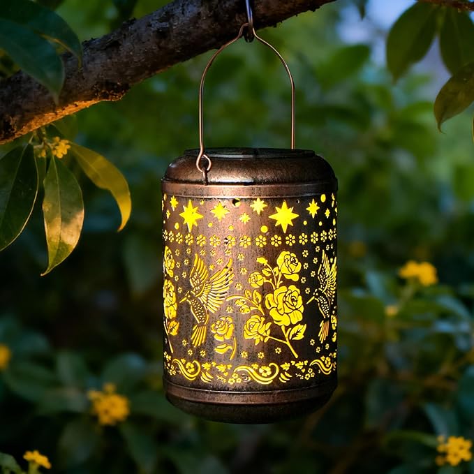 Solar Lanterns Outdoor Waterproof Hummingbird Christmas Garden Decor - Image 5