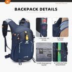SKYSPER Small Hiking Backpack - 15L Travel Daypack Lightweight Bag Water - Image 5