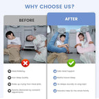 Car Pillow for Kids, Professional Kids Car Pillow for Sleeping Inflatable - Image 2