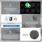 Air Tracker-4Pack, Smart Bluetooth Tracker, Item Finder Work - Image 3