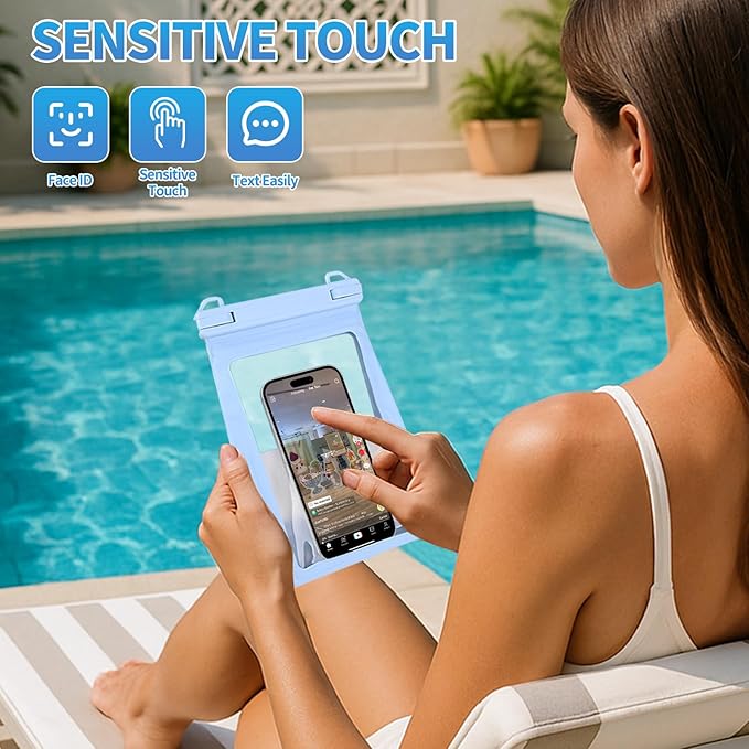 Large Waterproof Phone Pouch Floating, IPX8 Waterproof Pouch - Image 4