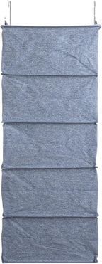 Household Essentials Hanging Cotton Blend and Plastic Closet Shoe Organizer - Image 9