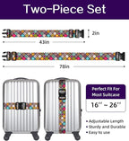 Luggage Straps for Suitcases Travel Belt Luggage Band Heavy Duty Traveling - Image 2