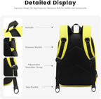 Lanola Basic Multi-Pocket Multipurpose Backpack Classical Water Resistant - Image 5
