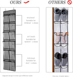 KEEPJOY Over The Door Shoe Organizer 2 Pack, Mesh Pockets Hanging Shoe Rack - Image 2