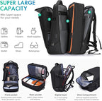 Carry on Backpack for Women Men 40L Flight Approved Travel Backpack Fit 17 Inch - Image 3