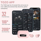 TOZO NC9 Hybrid Active Noise Cancelling Wireless Earbuds, 6 Mics ENC Clear Call - Image 7