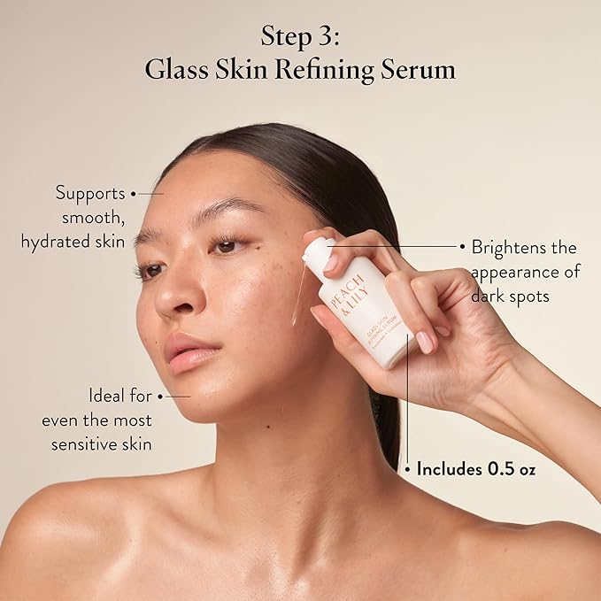 Peach & Lily - Glass Skin Discovery Kit - Cleanser, & Cream - Facial Skincare - Image 5