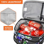 opux Lunch Bag Women Insulated, Adult Lunch Box Cooler, Flower Lunch Box - Image 5