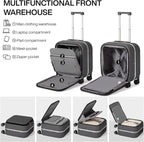 mixi Carry On Luggage, 18” Suitcase - Image 4