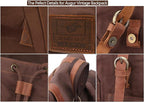 AUGUR High Capacity Canvas Vintage Backpack - Image 5