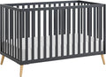 Oxford Baby Cozy Nest Convertible Island Crib, Midnight Slate/Natural by OxfordBaby