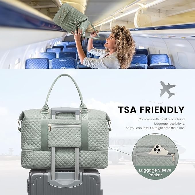 LOVEVOOK Travel Duffle Bag, Weekender Bags - Image 5