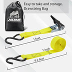 XSTRAP STANDARD Ratchet Tie Down Straps - Image 2