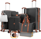 Hoteel 6 Piece Luggage Set by HOTEEL