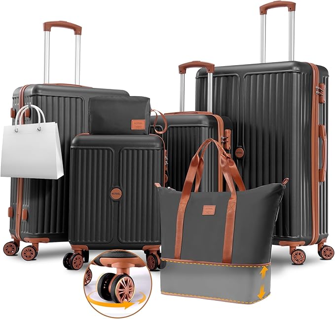 Hoteel 6 Piece Luggage Set by HOTEEL