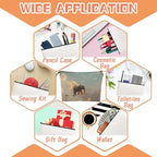 Cosmetic Bags Travel Makeup Toilet Case Waterproof Pouch for Women Girls 6.7X9.45inches - Elephant'S Aerial Adventure on A Thin Rope