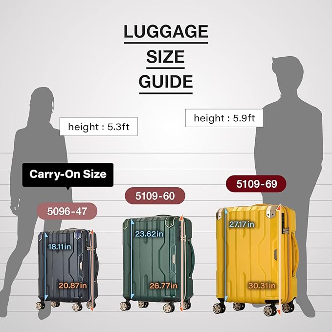 LEGEND WALKER SPATHA Hardside Expandable Luggage, 5109-60-YE - Image 7