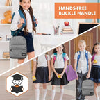 opux Lunch Box for Girls Boys Kids, Insulated Leakproof Lunch Bag, Reusable - Image 8