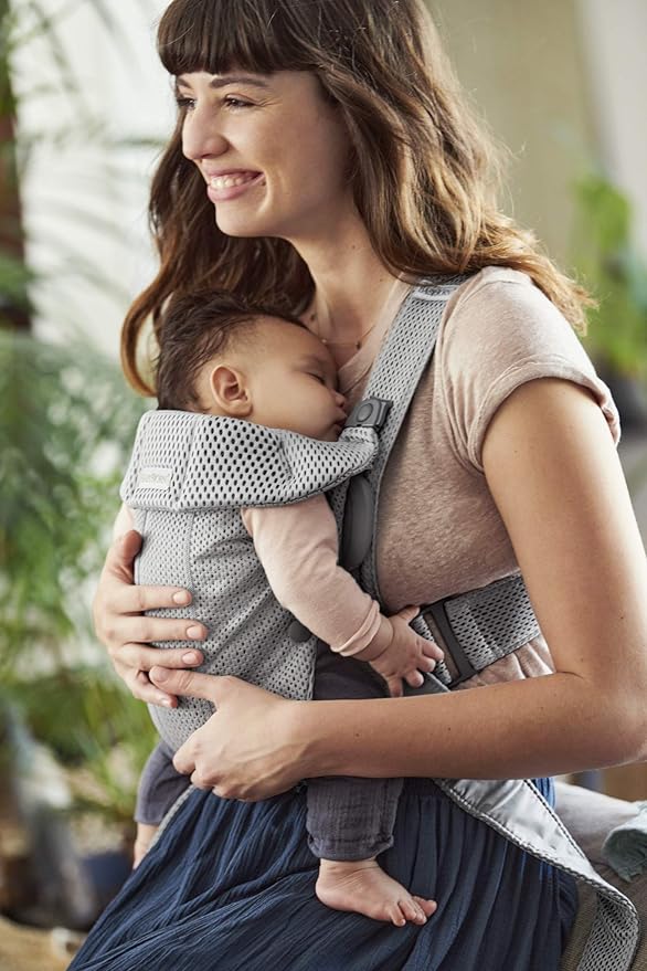 BabyBjörn Baby Carrier Mini, 3D Mesh | Newborn Carrier, Easy-to-Use - Image 4