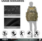 52L Tactical Backpack Military Molle Assault Pack - Image 5