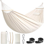 Chihee Cotton Hammock Large Soft Breathable Camping Hammock Holds Up to 660lbs by Chihee