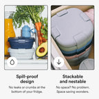 STOJO Collapsible Sandwich Box – 24oz, Reusable Food Storage Container - Image 5
