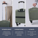 Verage Underseat Carry On Luggage - Image 6