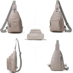 Crossbody Sling Bag for Women Men Anti Theft Cross Body Fanny Pack Belt Bag - Image 8