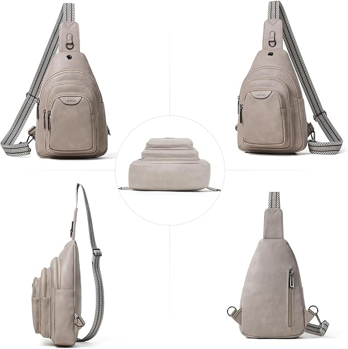 Crossbody Sling Bag for Women Men Anti Theft Cross Body Fanny Pack Belt Bag - Image 8