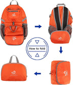 WATERFLY Small Lightweight Packable Backpack: 20l Ultra Light Foldable Travel - Image 6