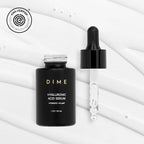 DIME Beauty Hyaluronic Acid Serum, Ultra Hydrating Face Serum with Pure Hyaluronic Acid, 1 oz / 30 ml