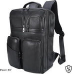 STAR VISTA Angelo 17.3" Premium Calfskin Leather Laptop Backpack - Image 2