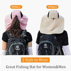 Sun Hat for Men Women with Neck Flap, UPF 50+ UV Protective Hiking Fishing Hats - Image 6