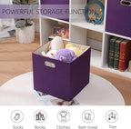 Collapsible Basket Fabric Foldable Box - Image 4
