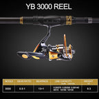 Sougayilang Fishing Rod Reel Combos Carbon Fiber Telescopic Fishing pole - Image 3